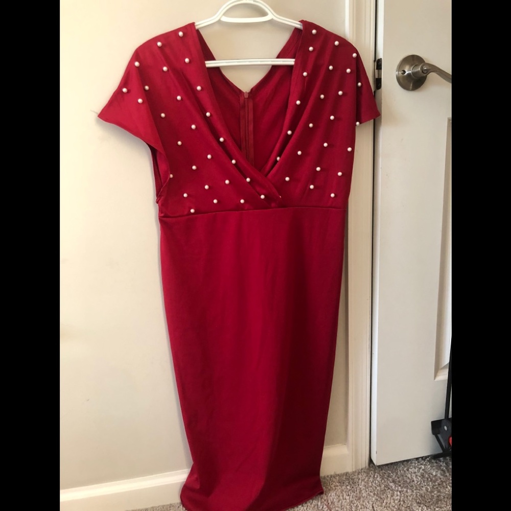 Red dress